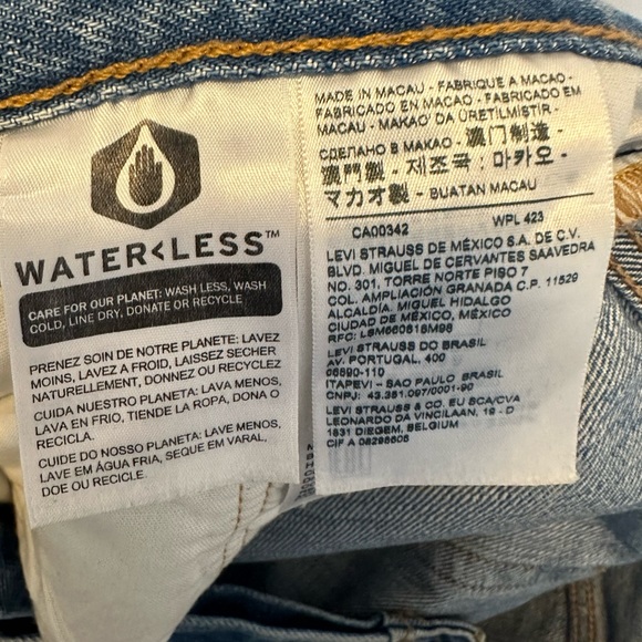 LEVIS 501 STRAIGHT ANKLE JEANS - Picture 4 of 8